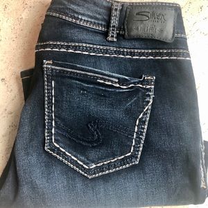 Silver Suki/Fluid denim jeans